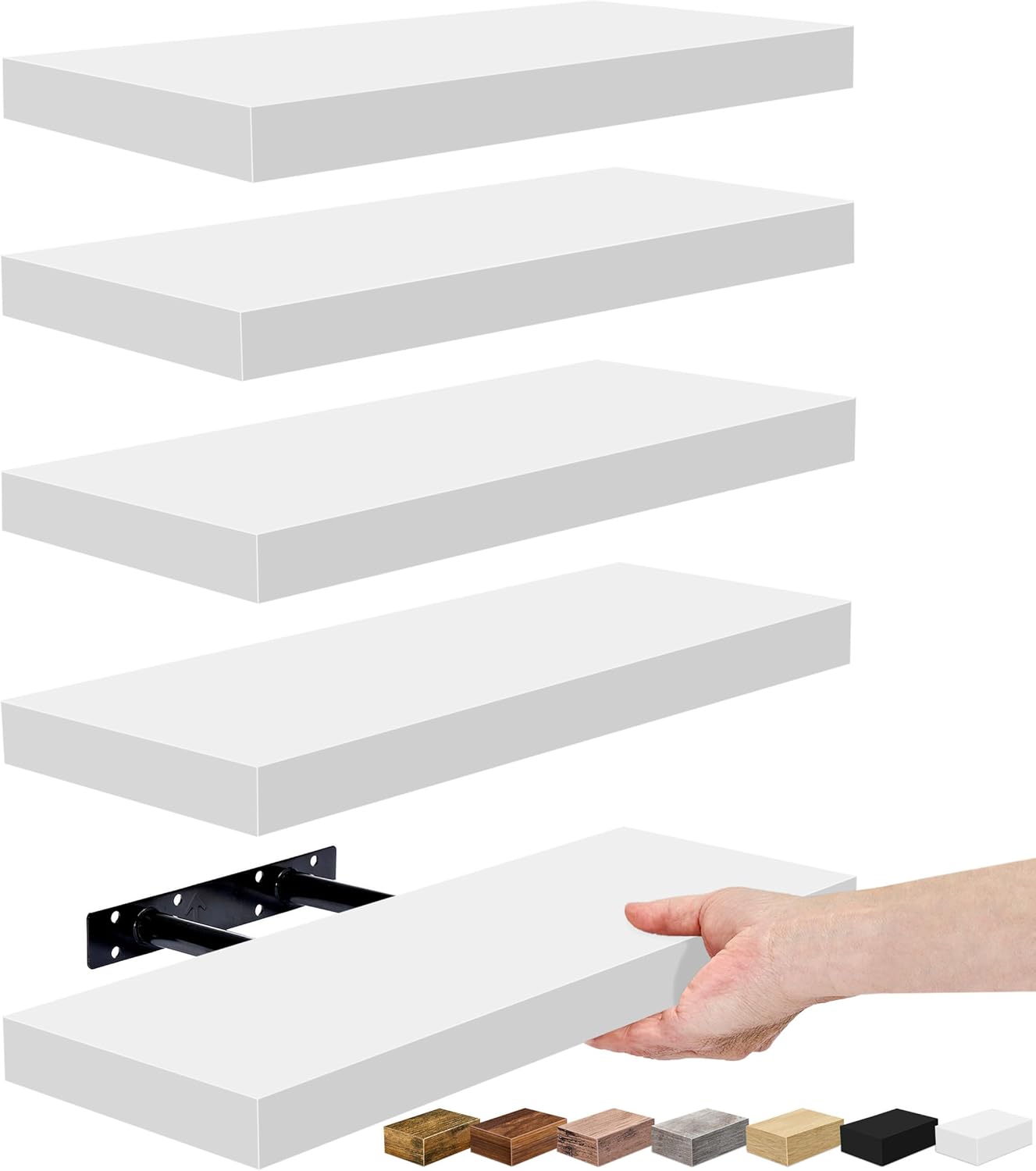 Sorbus Floating Shelves for Wall - Stylish Home Storage Solution