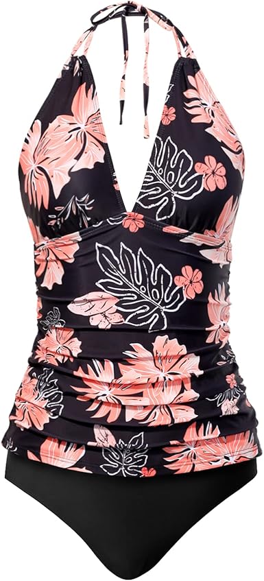 Yonique Womens Two Piece Swimsuits for Tummy Control and Style