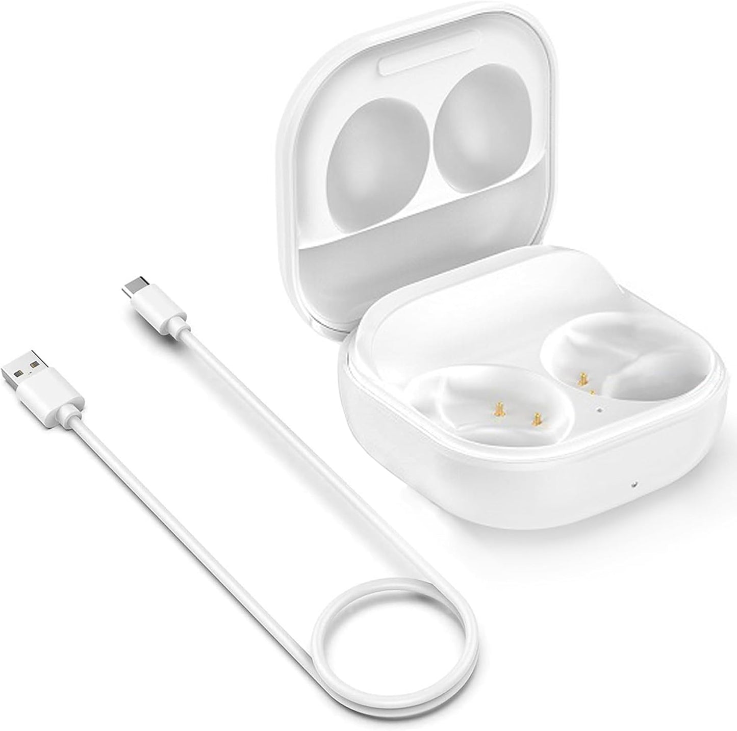 Compact USB Charging Case for Galaxy Buds 2 - White