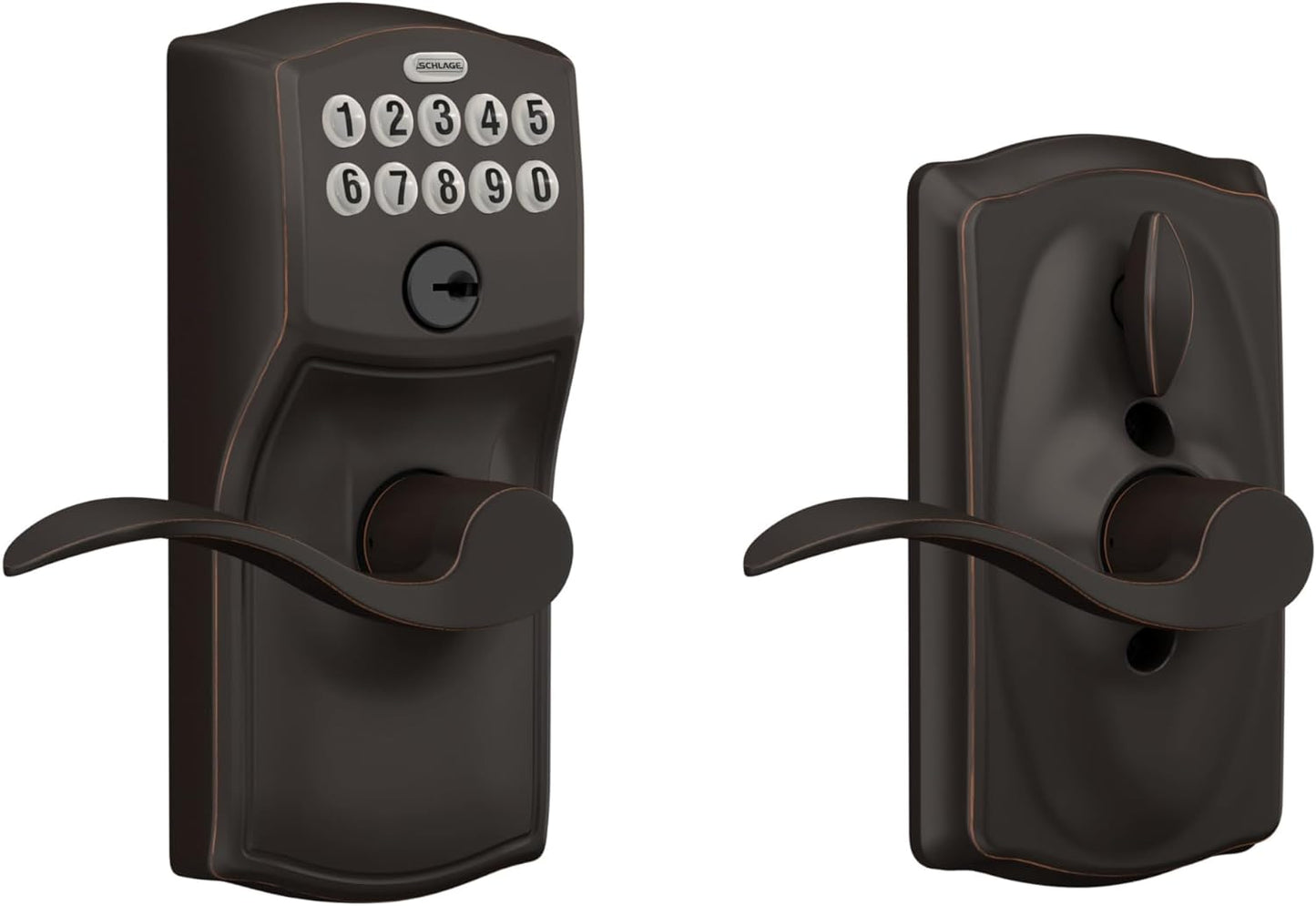 SCHLAGE FE595 CAM 716 ACC Keypad Entry with Flex-Lock Features