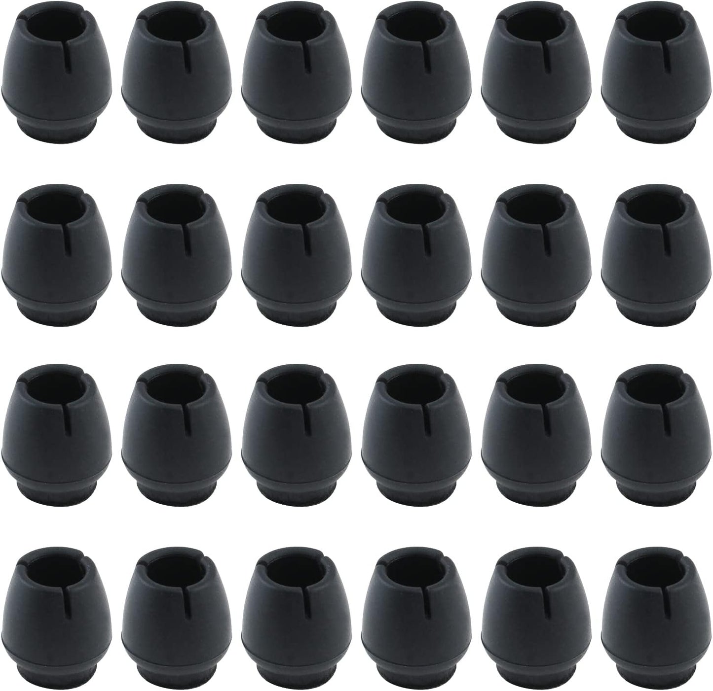 Antrader Silicone Furniture Pads - Non-Slip Floor Protectors for Round Feet 4/9 to 5/8