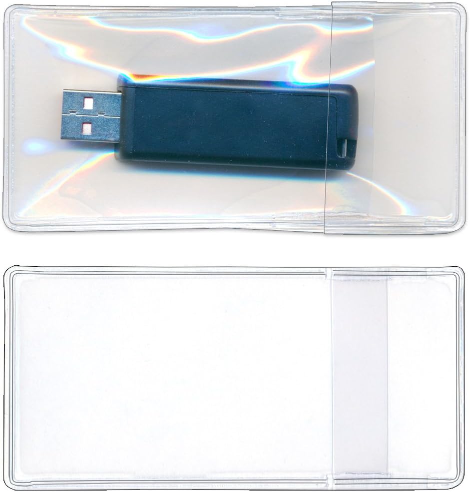 StoreSMART Flash Drive Pocket with Flap - 50-Pack for Storage