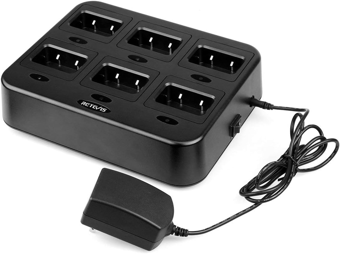 Retevis RT21 H-777S Six-Way Charger for Efficient Charging