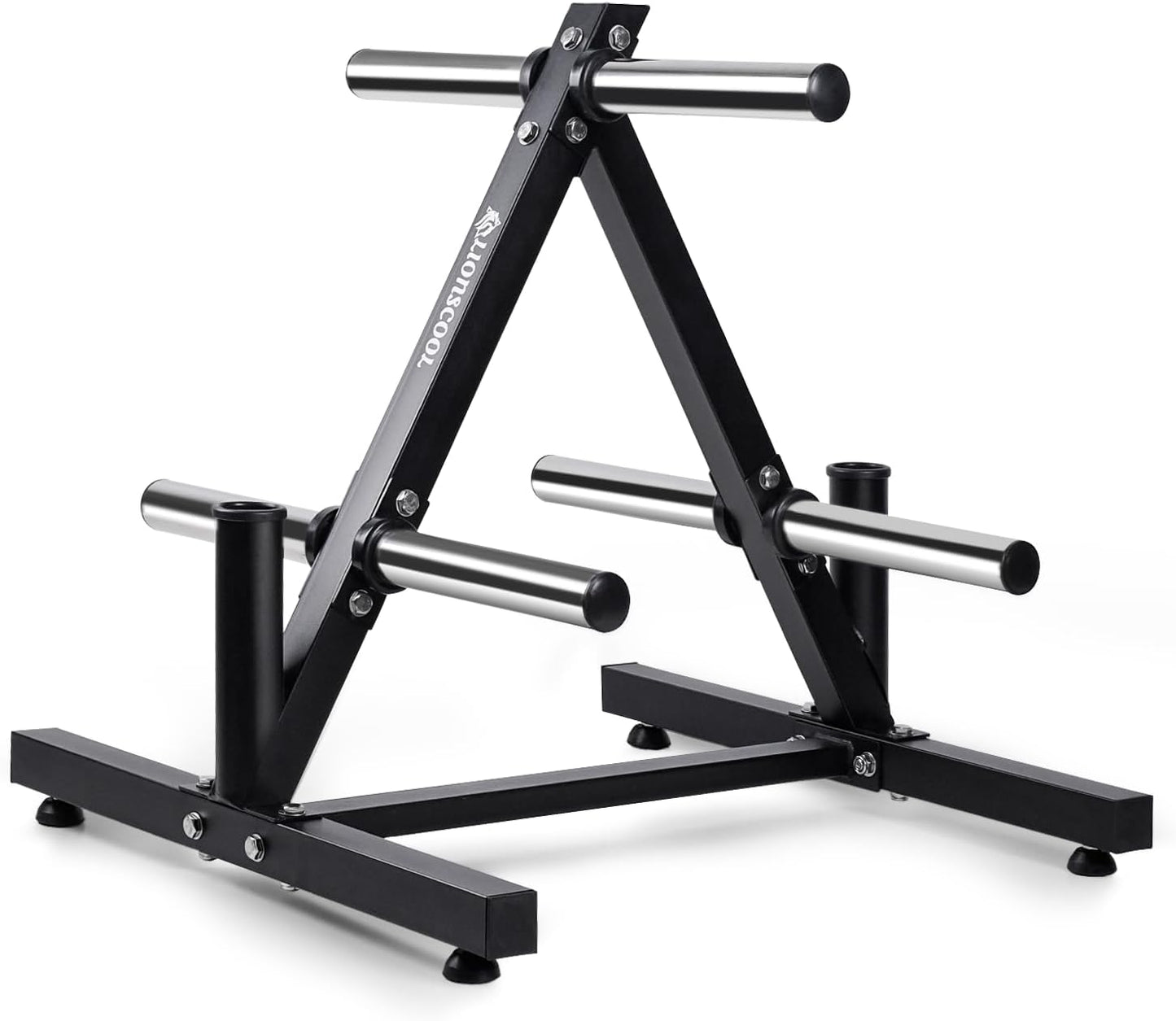 LIONSCOOL 2-Inch Olympic Weight Plate Tree for Home Gym