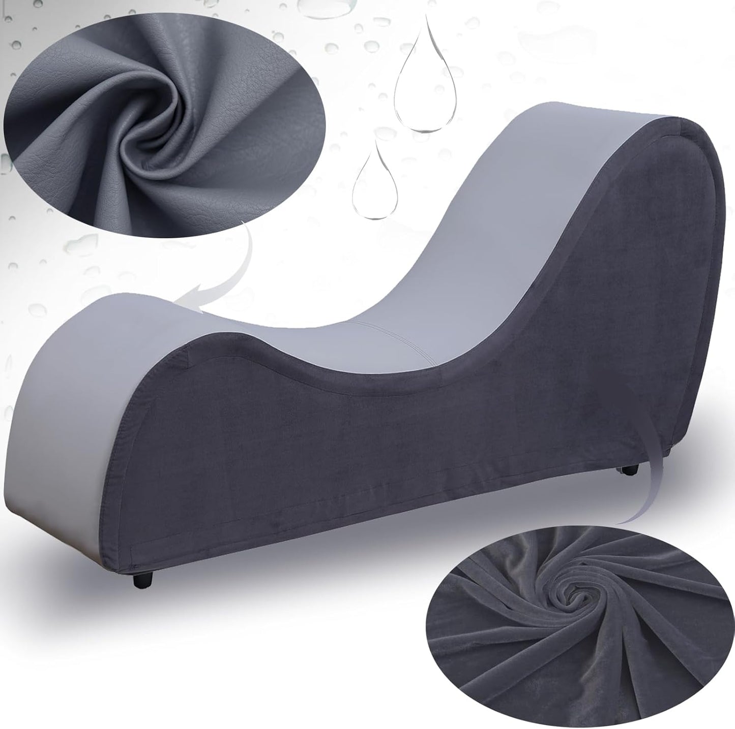 KORZEY Indoor Chaise Lounge: Stretch, Relax, Exercise
