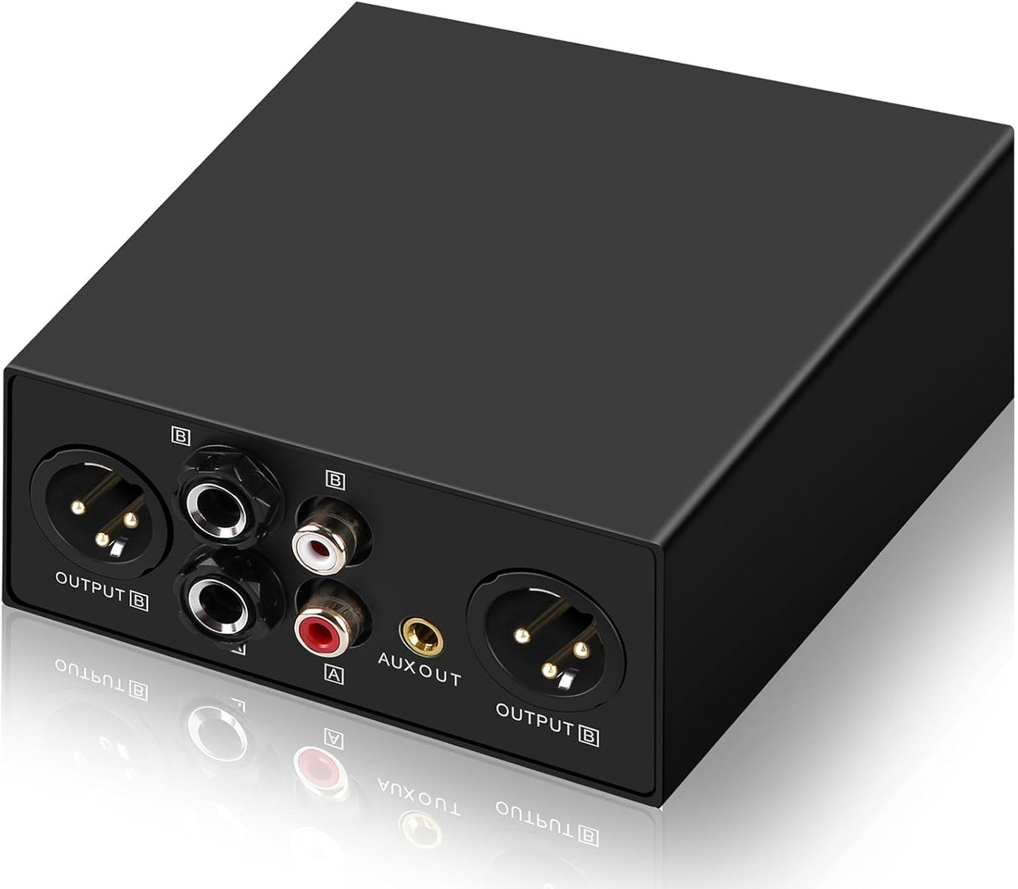 6.35&XLR 1/4TRS RCA 3.5mm AUX Multi Channel Noise Isolator