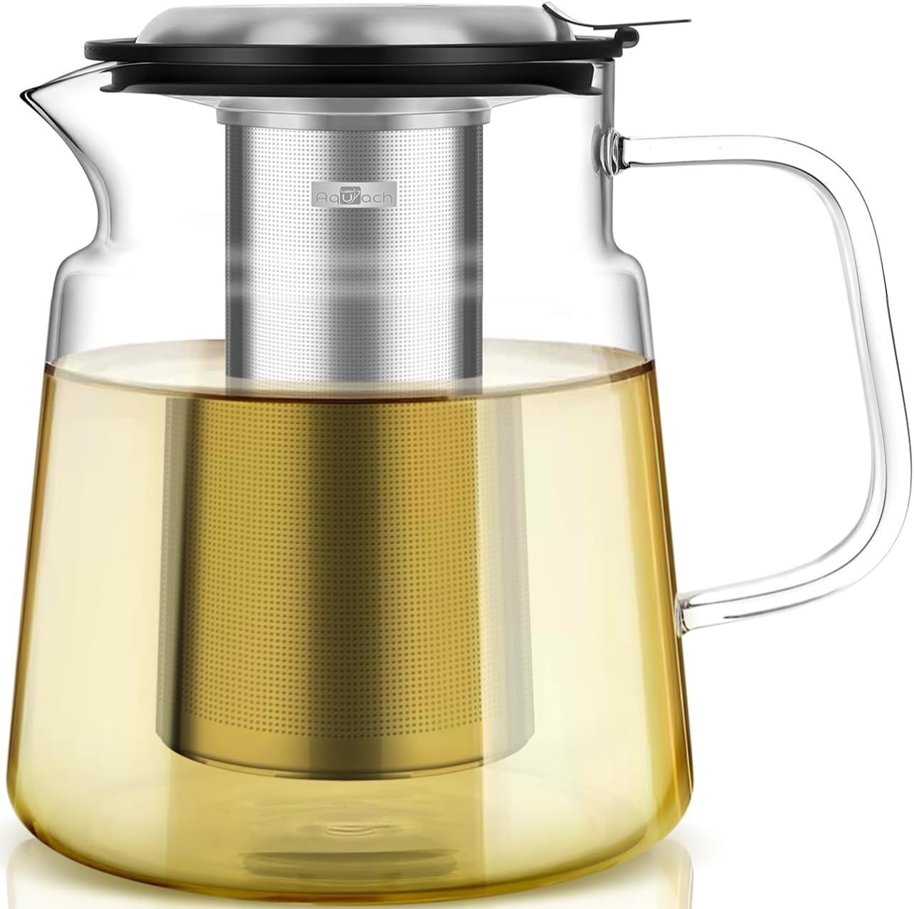 Aquach Glass Teapot with Removable Infuser for Perfect Brews