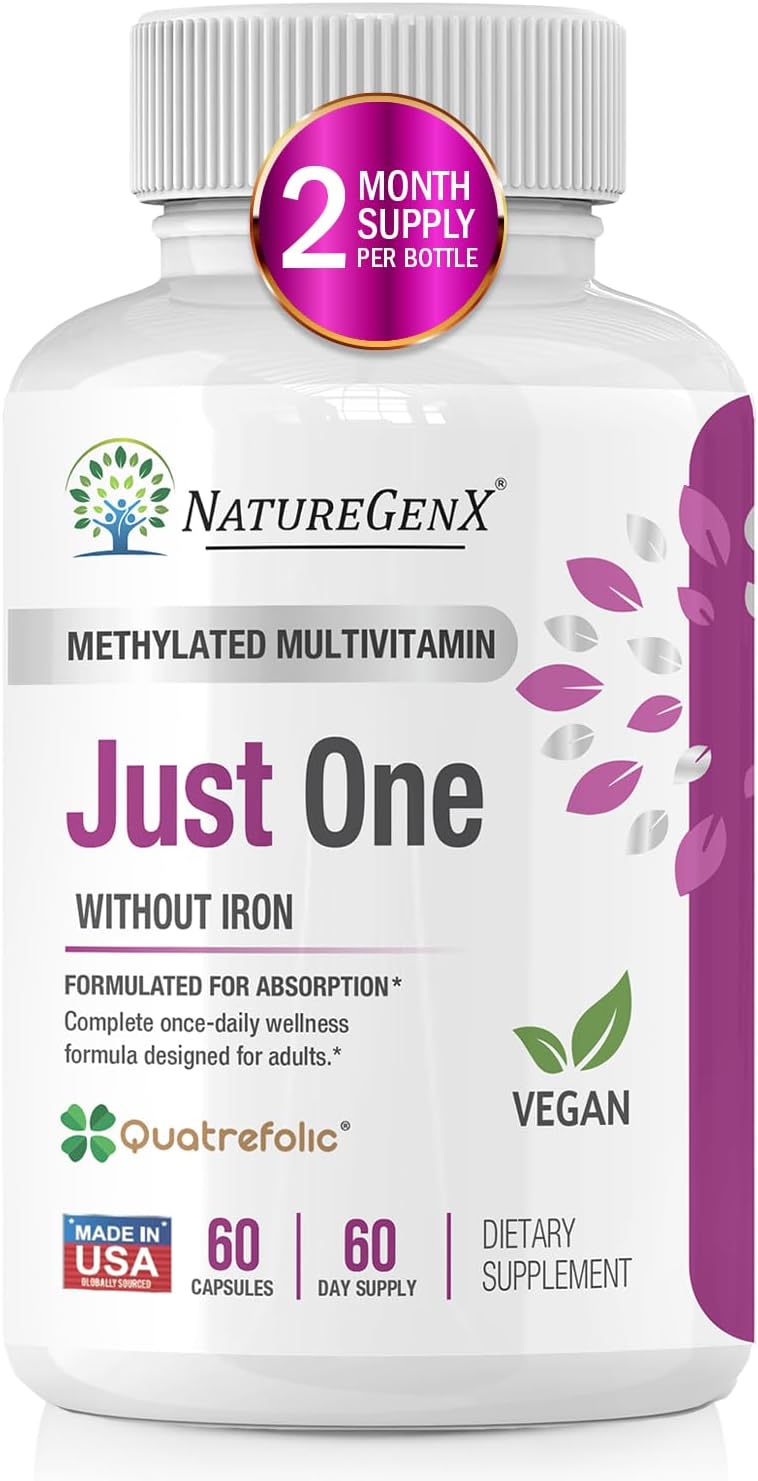 Just One Daily Methylated Multivitamin for Balanced Wellness