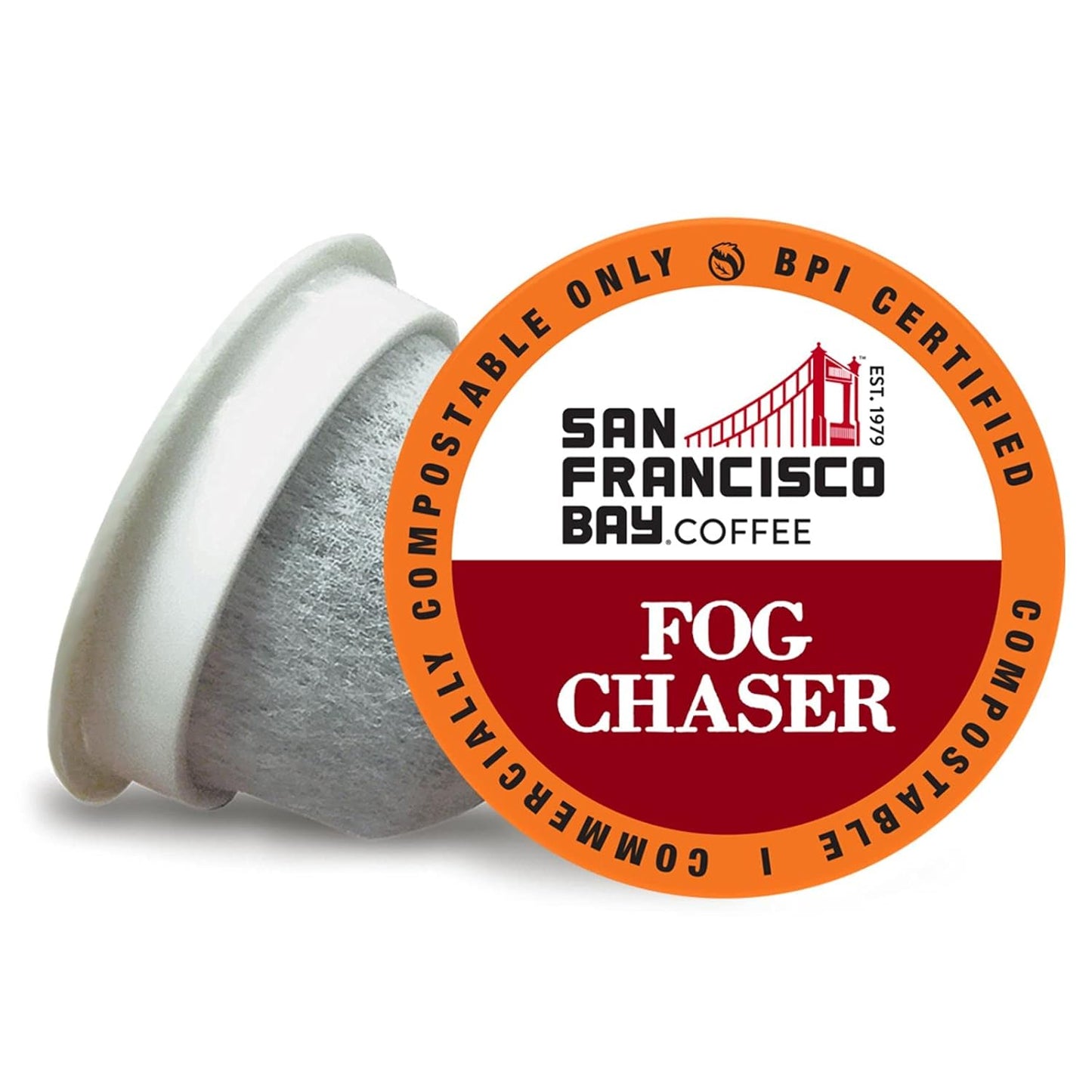 Fog Chaser Medium-Dark Roast Coffee Pods - 120 Count Pack