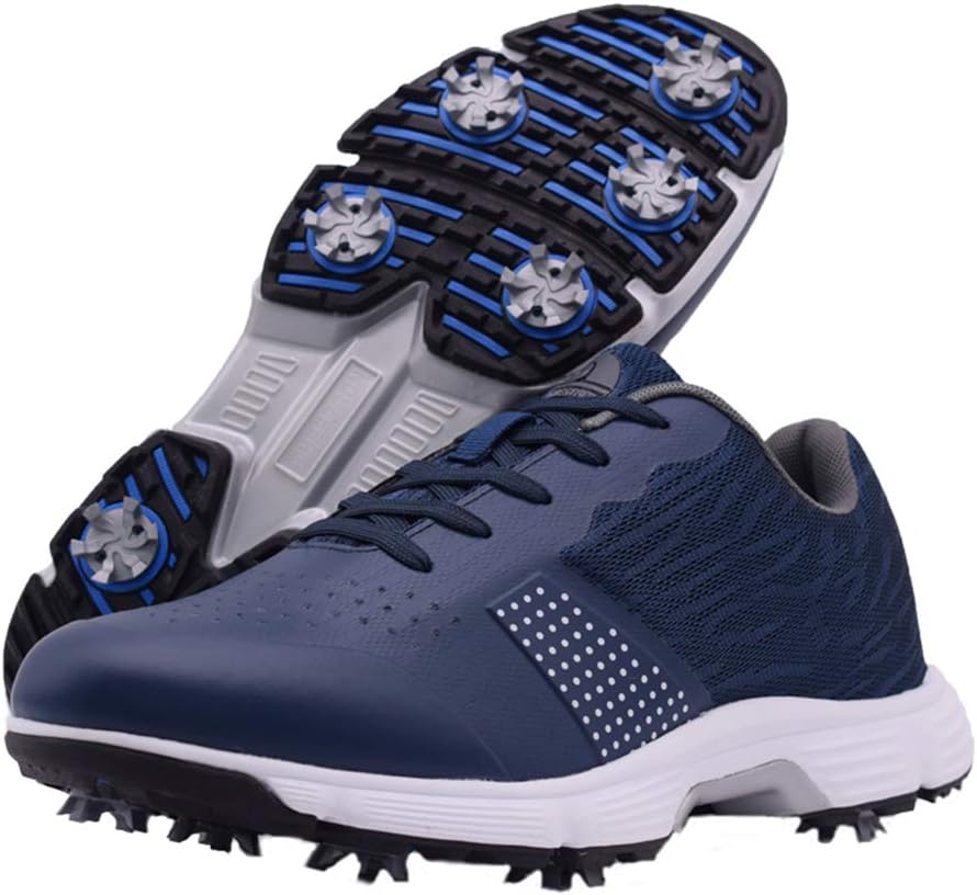Waterproof Professional Golf Shoes for Men - Spikes Sneakers