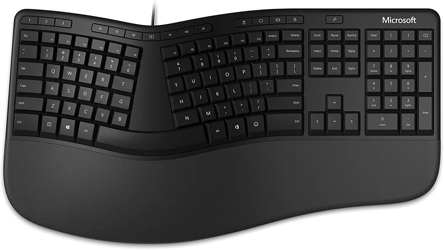 Microsoft Ergonomic Business Keyboard - Wired Efficiency