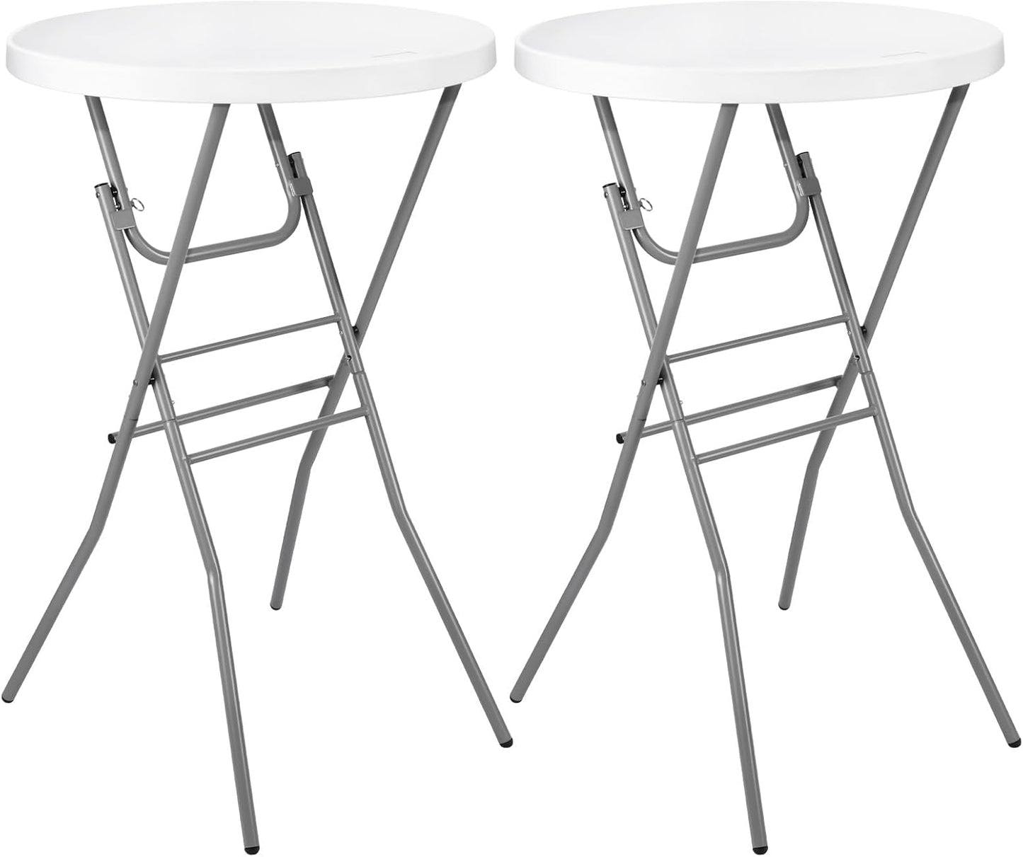 Foldable High Top Cocktail Tables Set - Portable Party Perfection!
