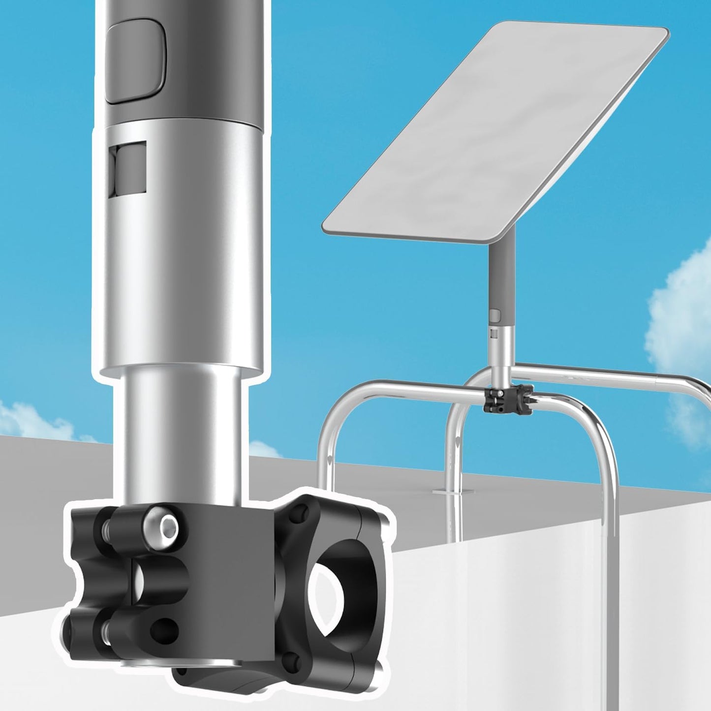 Starlink RV Ladder Mount - All Aluminum, 200lbs Load-Bearing Design