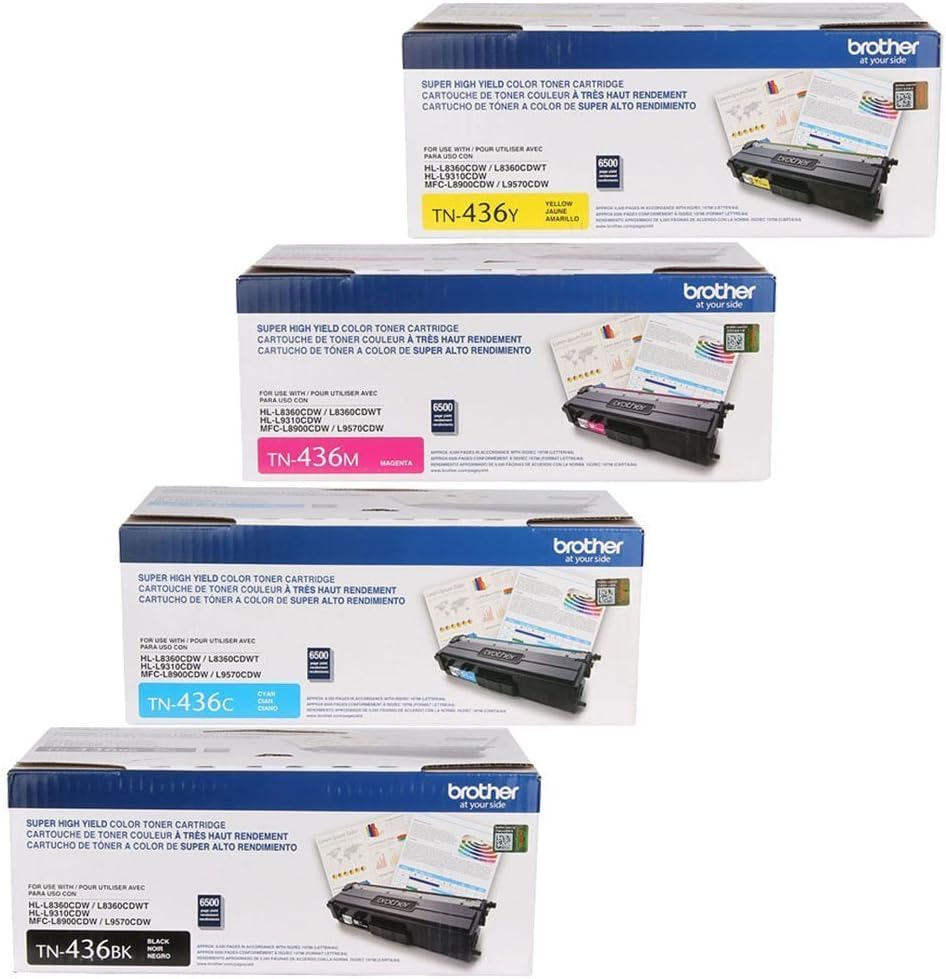 Brother TN436 Super High Yield Toner Cartridge Set for Quality Prints