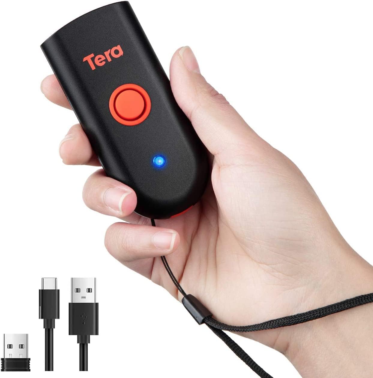 Tera Mini 1D 2D QR Wireless Barcode Scanner for All Devices
