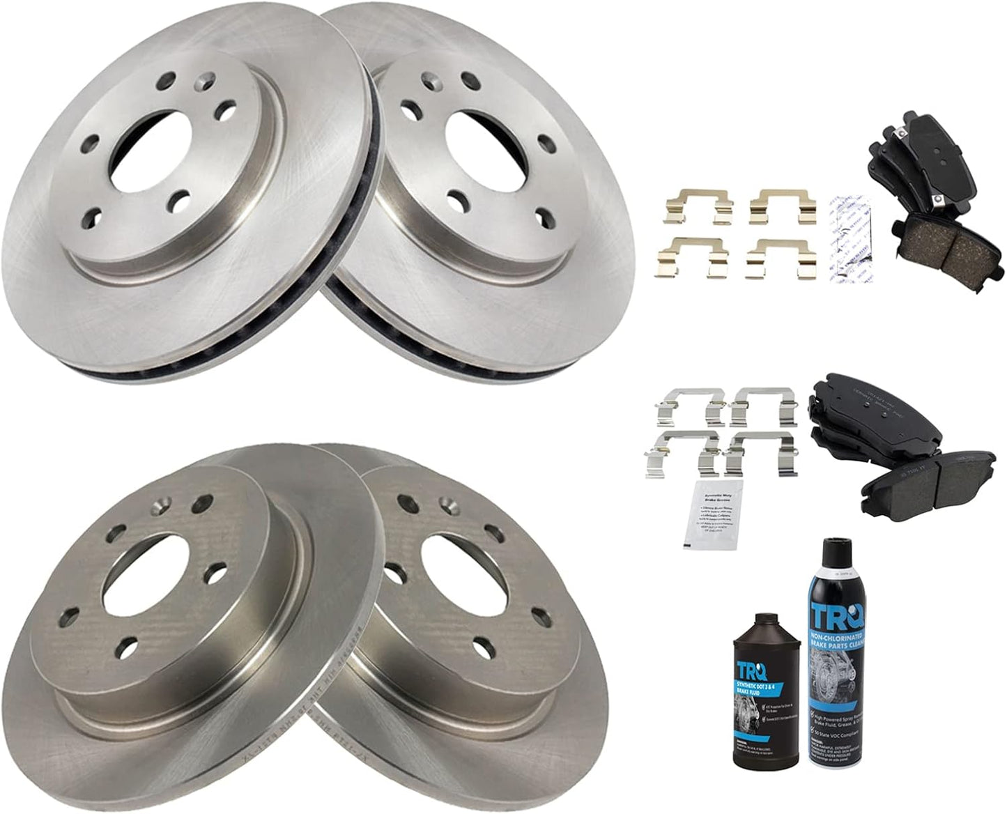 TRQ Brake Pad & Rotor Kit for Buick LaCrosse and Regal Models