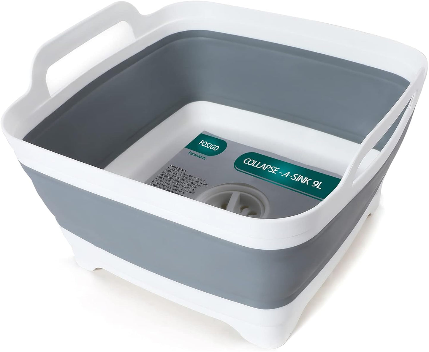Collapsible Dish Basin: Space-Saving 2.4 Gal Sink