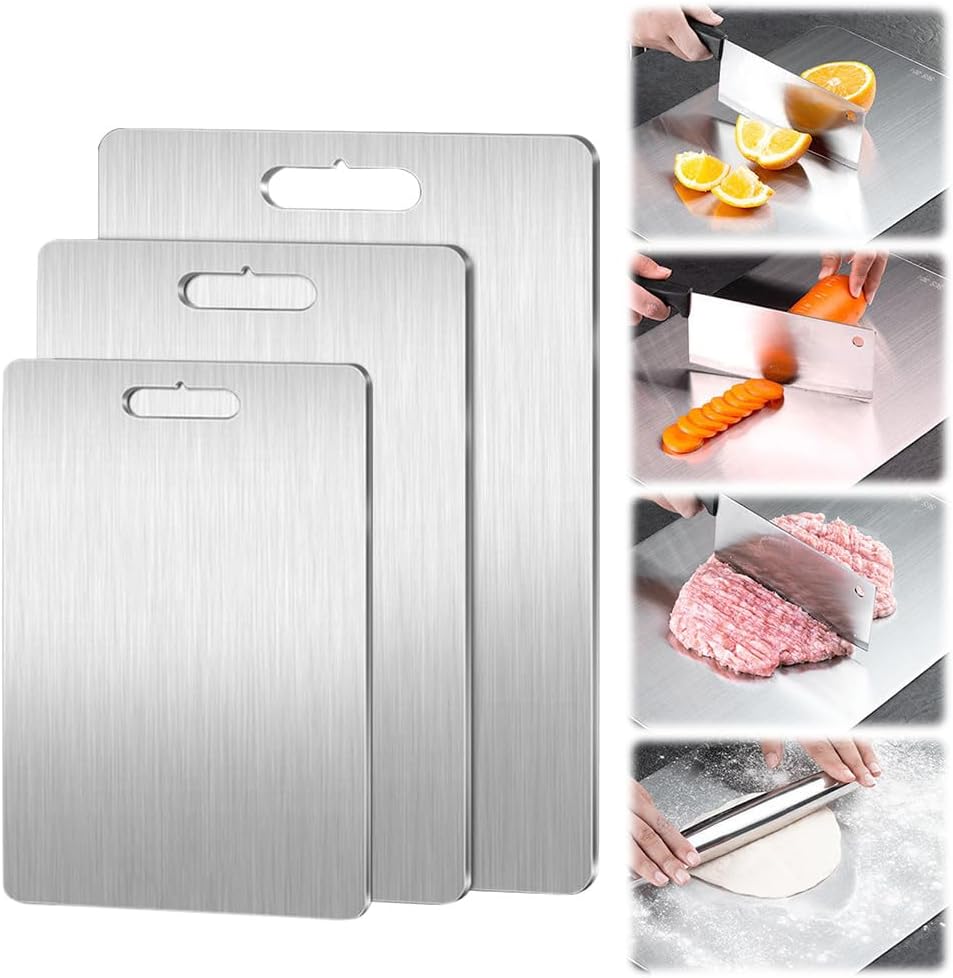 2024 Upgrade Titanium Cutting Board - Durable Food-Grade Board