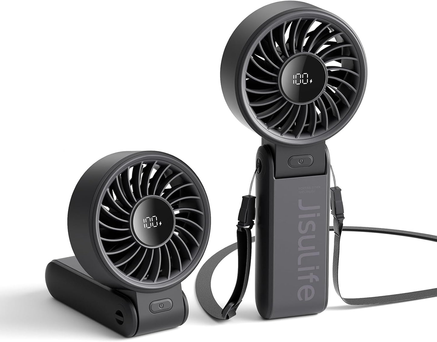 JISULIFE Handheld Fan: Ultimate Flexibility & Power