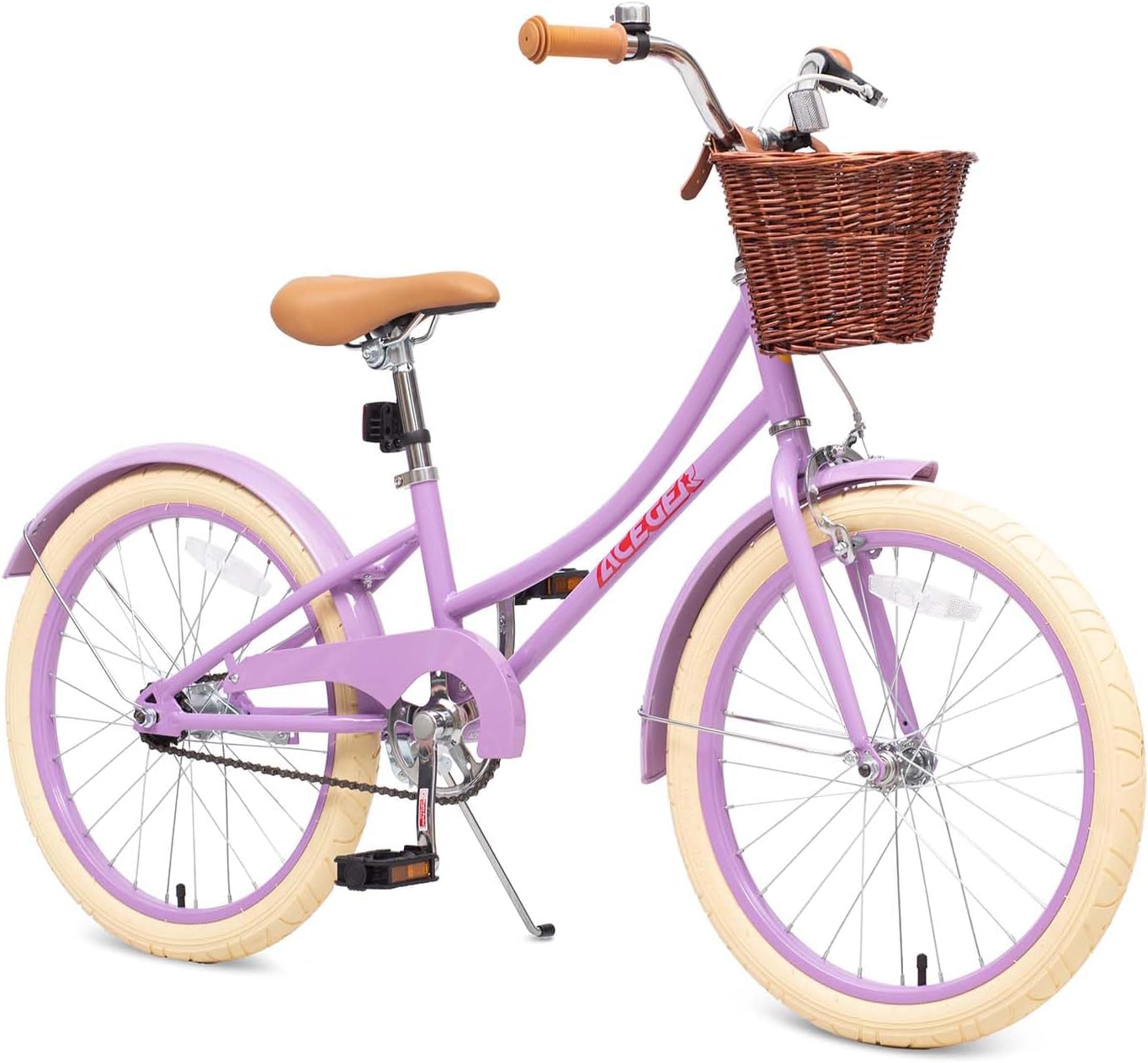 ACEGER Girls Bike with Basket for Ages 3-13, Perfect Fit