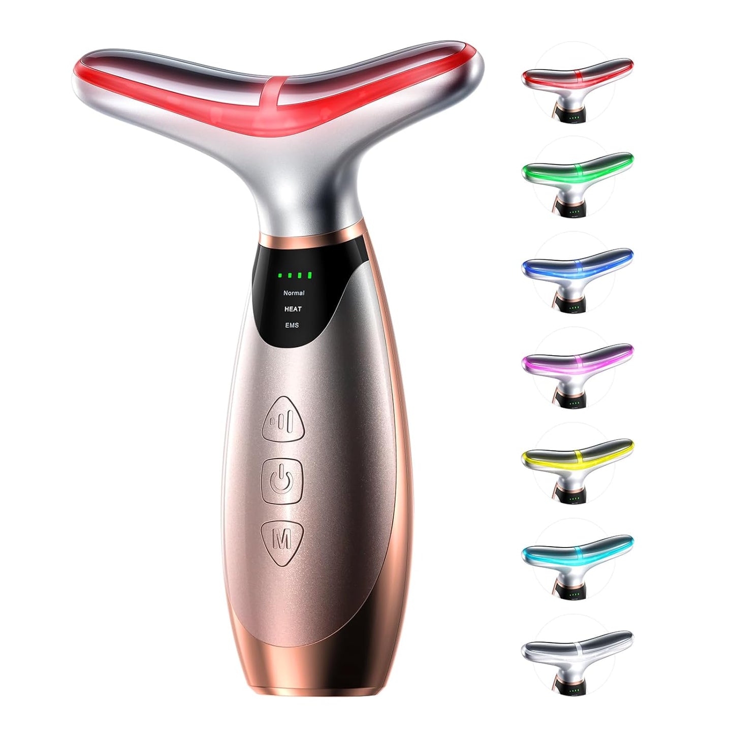 Facial Massager by Pedete: 7 Colors Red Light Therapy