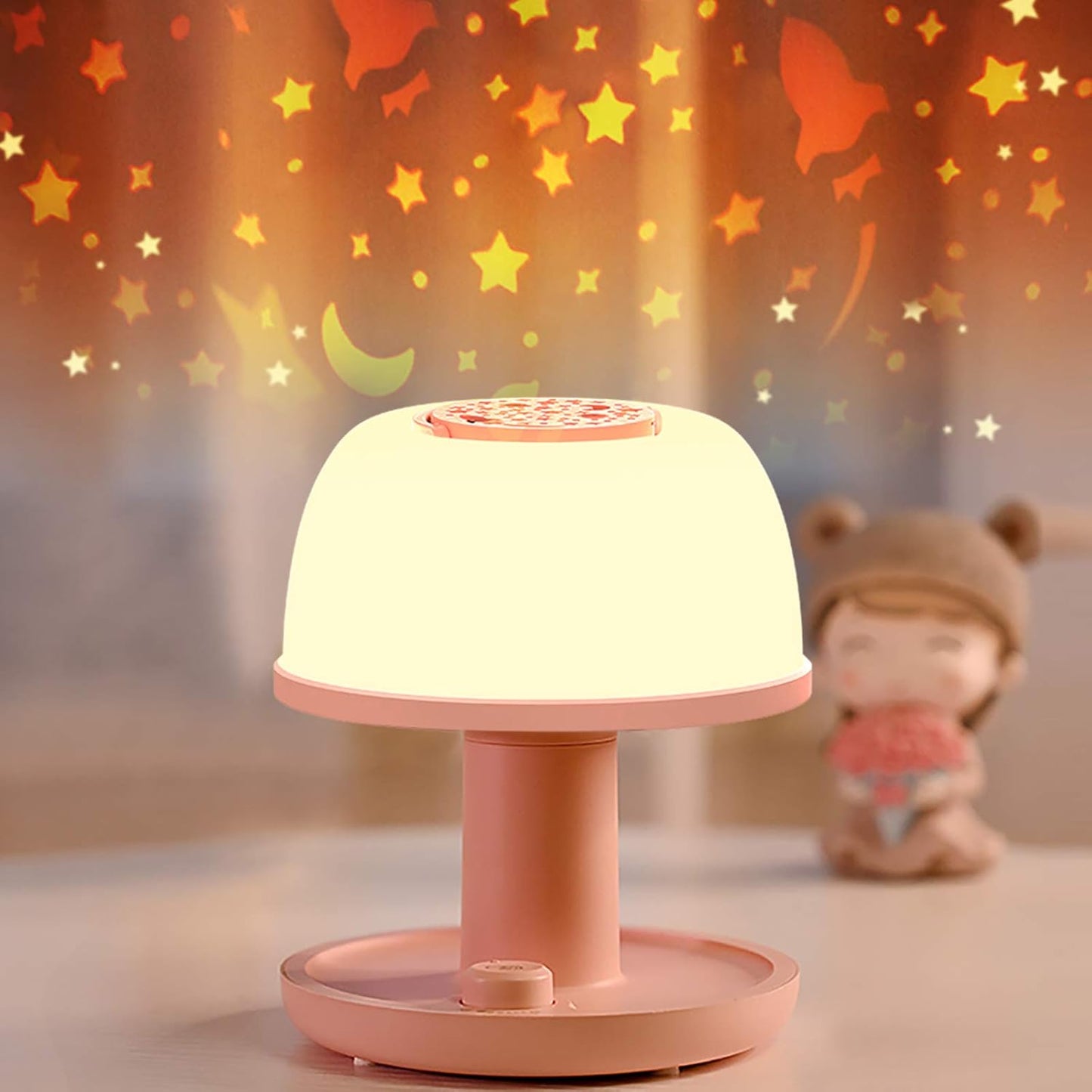 Dimmable Star Projector Night Light for Kids