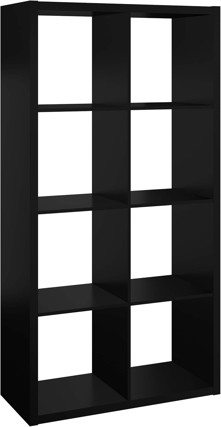 Decorative Open Back 8-Cube Storage Organizer for Versatile Use