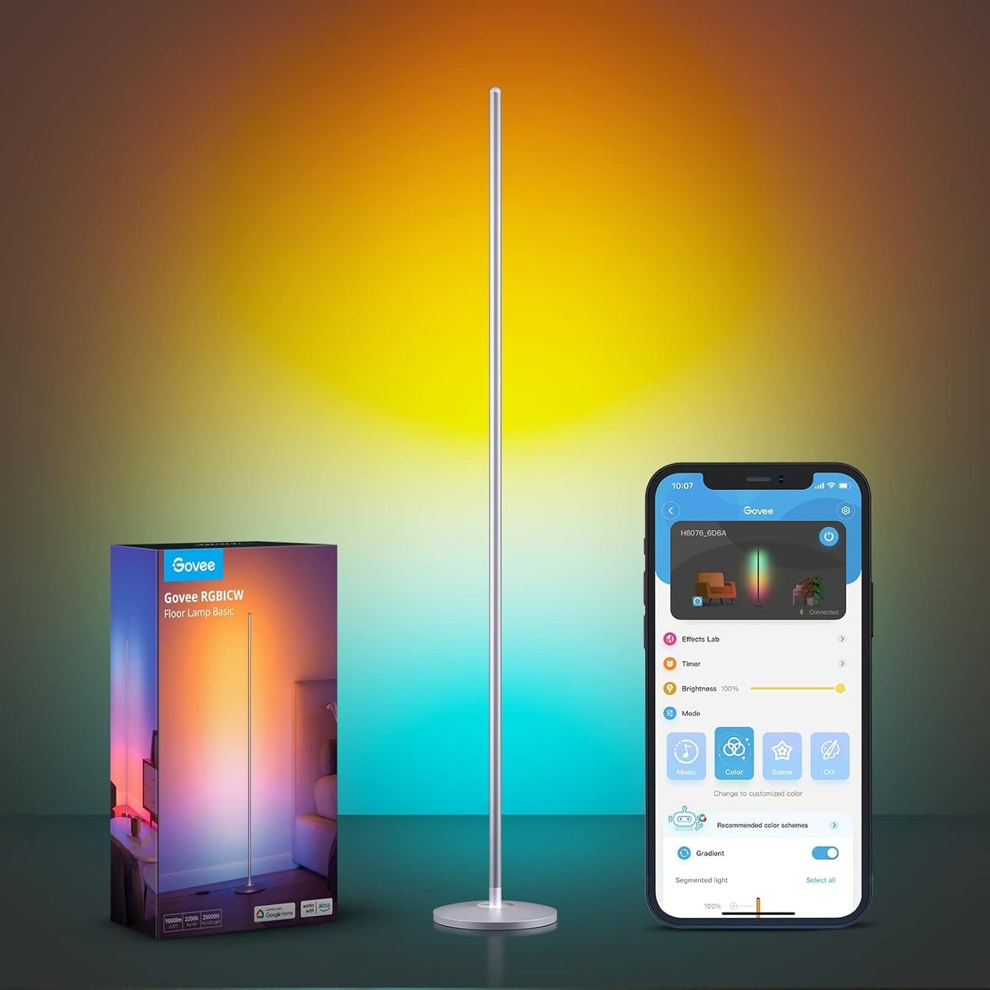 Govee Smart RGBIC Corner Lamp - 16M Colors!