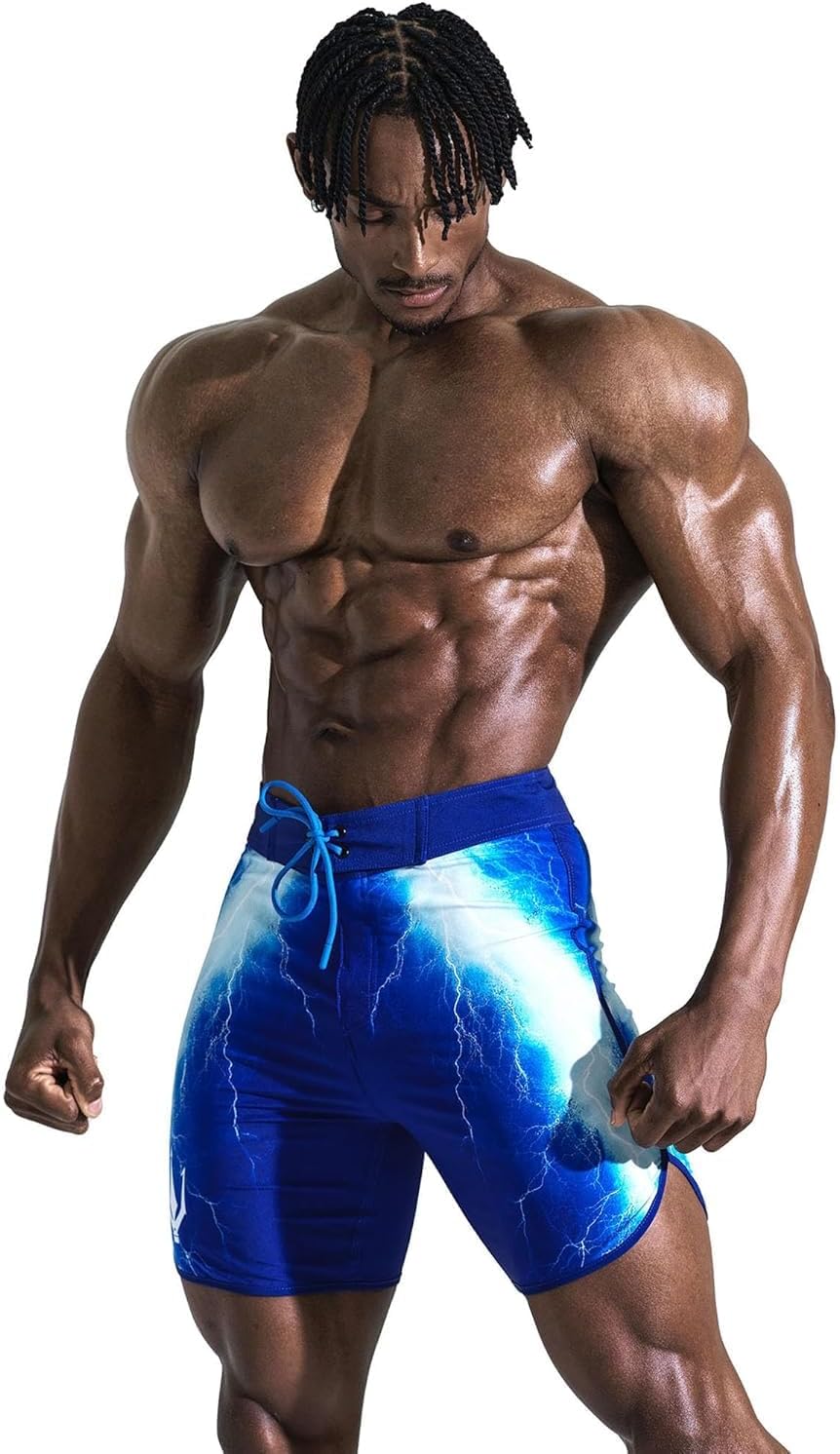 IFBB 15in Mensphysique Board-Shorts Posing Trunks for Competitions