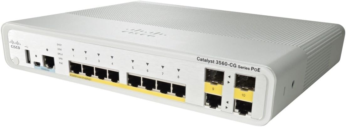 Cisco WS-C3560CG-8PC-S Catalyst 3560CG 8-Port PoE+ Switch Review