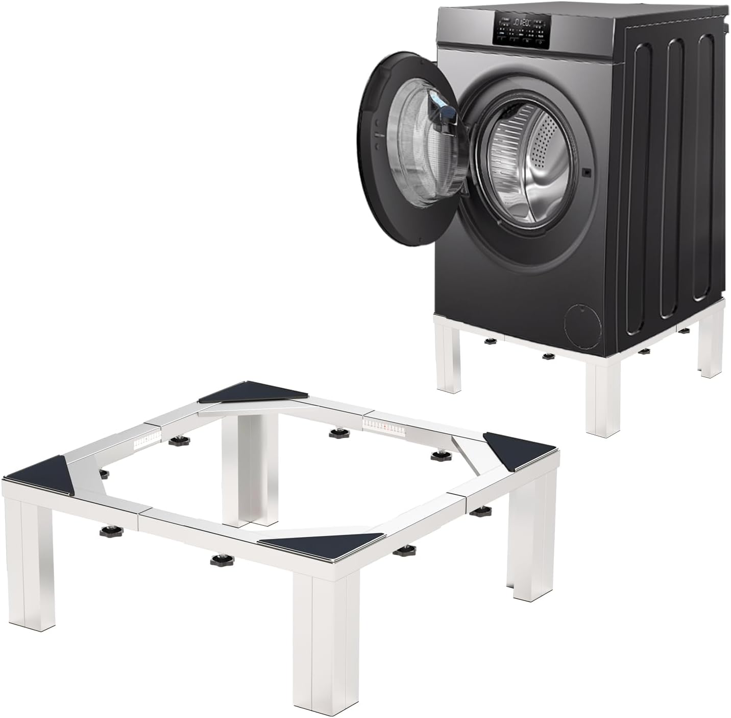 1200LB Heavy-Duty Stainless Steel Laundry Pedestal for Washers