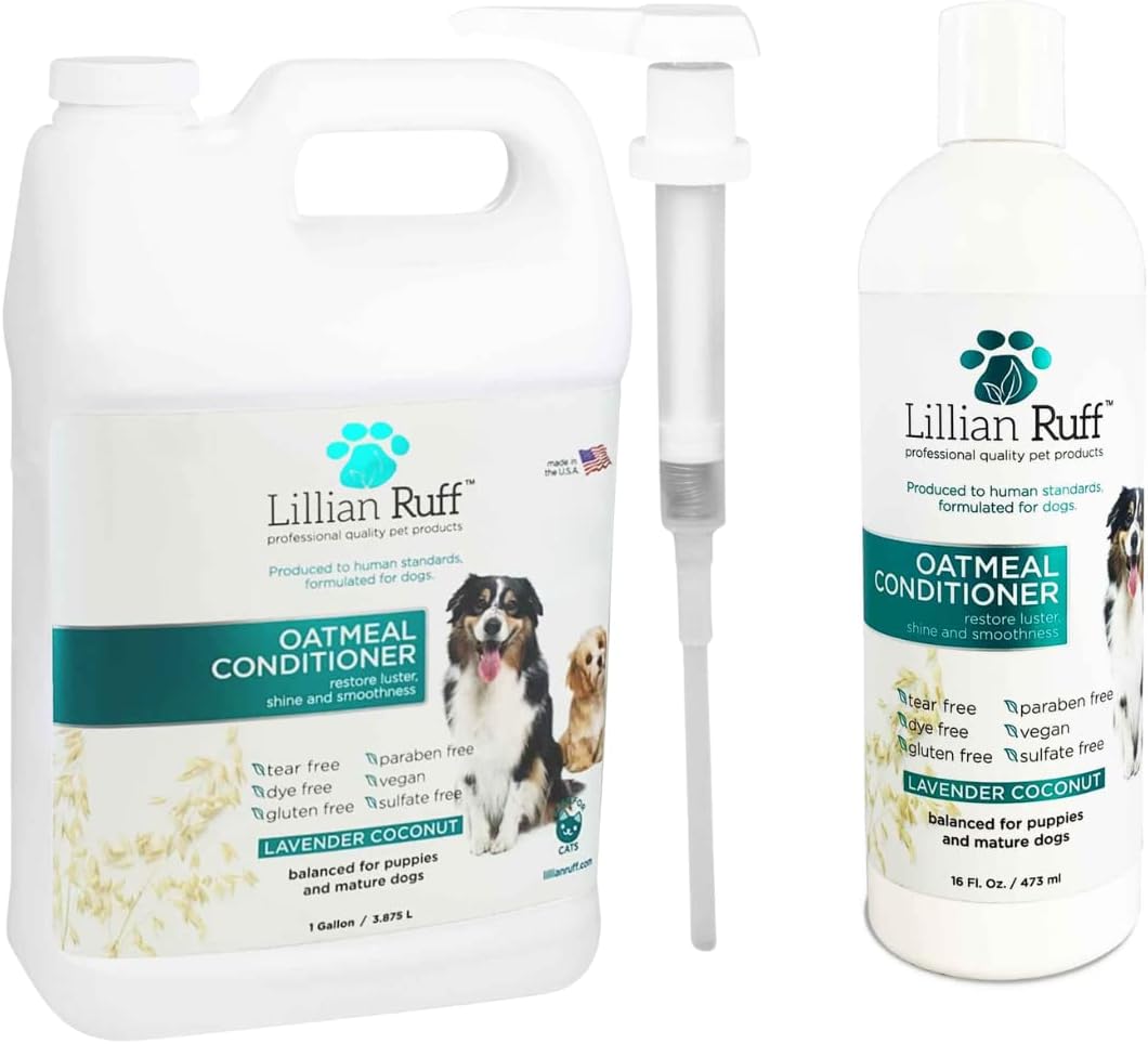 Lillian Ruff PRO Formula Oatmeal Dog Conditioner for Sensitive Skin