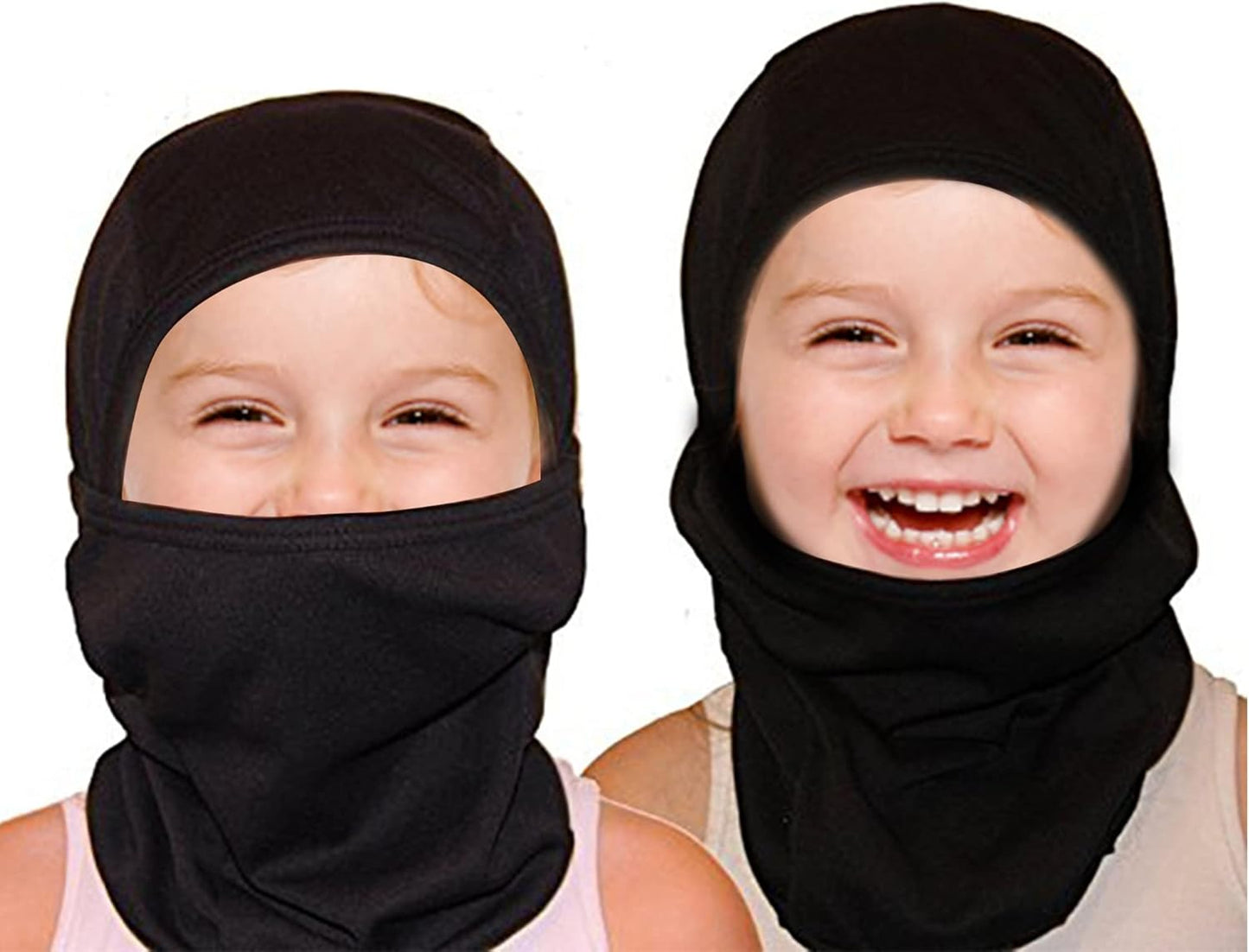 Kid's Black Ski Mask: Warm & Stylish Headgear