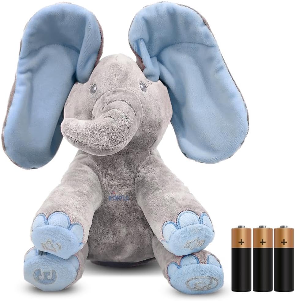 Dimple Kyle Elephant Stuffed Animal Toy for Babies and Kids