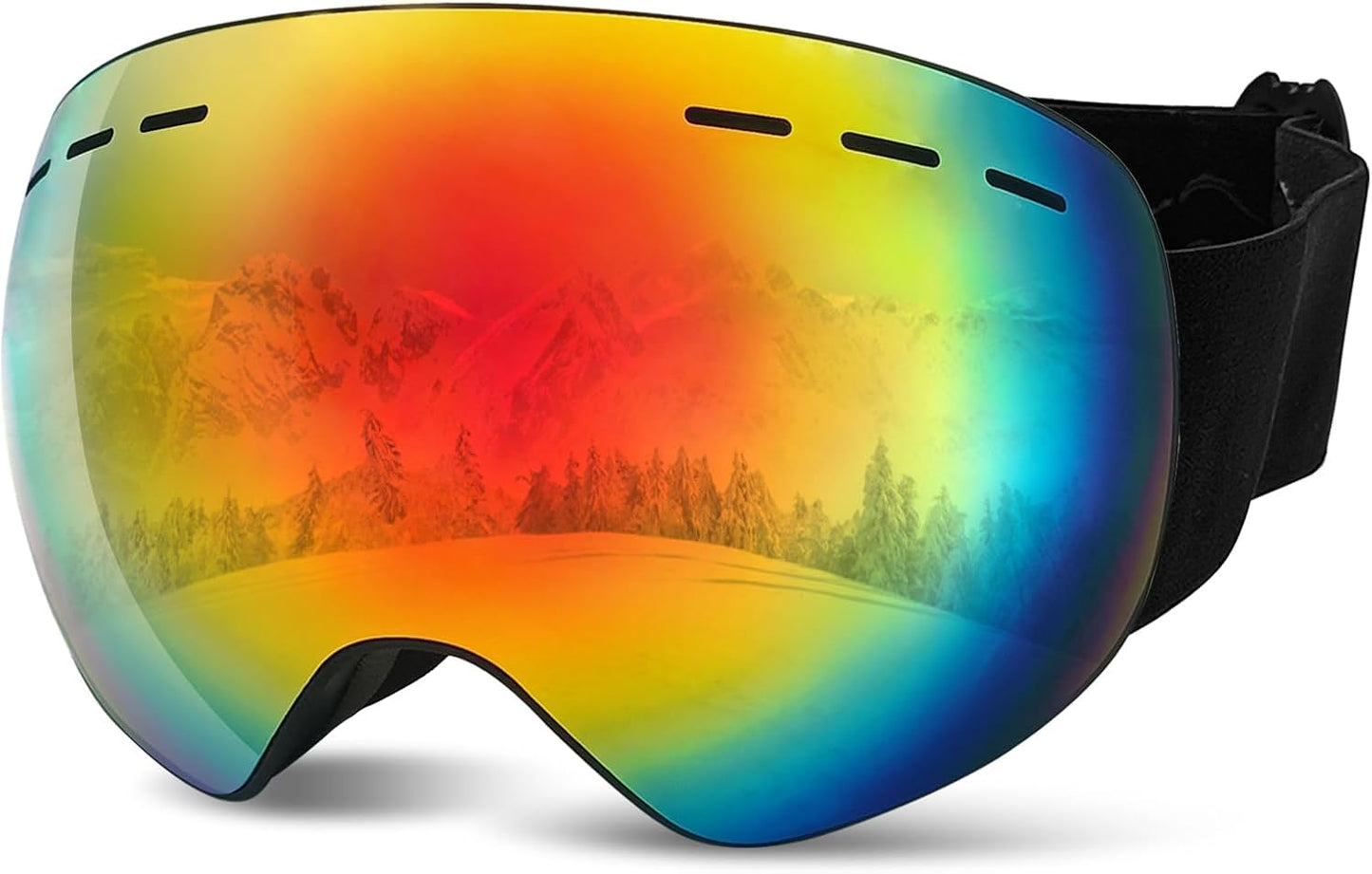 Anti-Fog Ski Goggles Over Glasses UV Protection