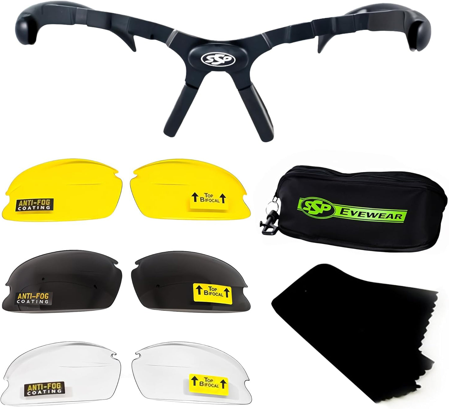 Tactical Shooting Glasses for Front Sight Focus and Clarity