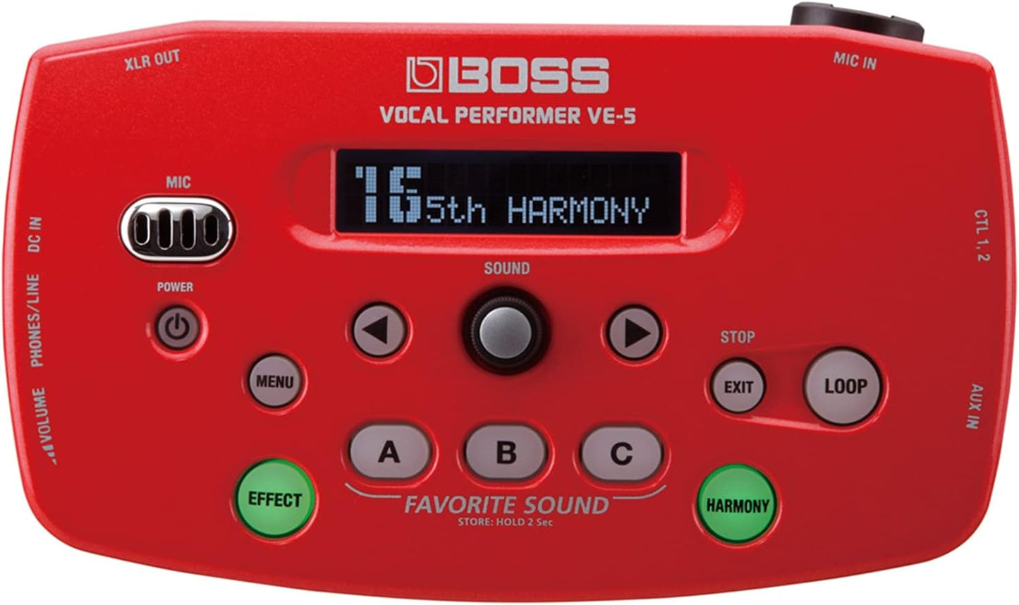 Boss VE-5 Vocal Performer Effect Processor for Singers and Rappers