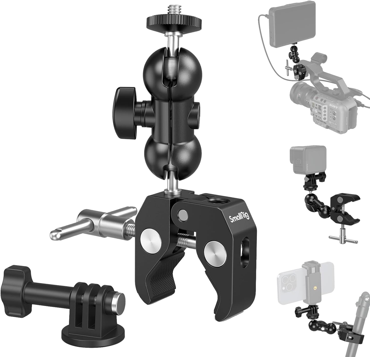 SMALLRIG Camera Clamp Mount for Versatile Shooting