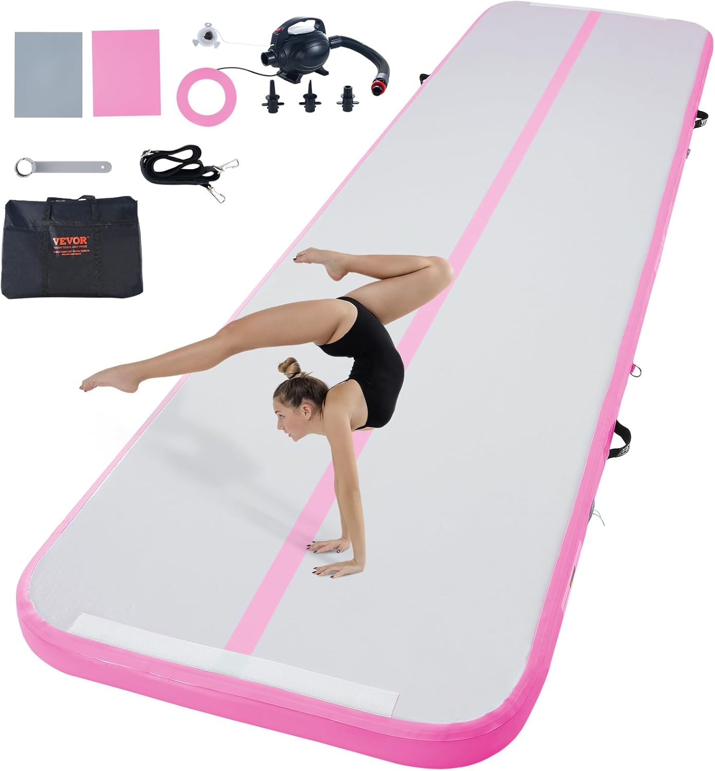 VEVOR Gymnastics Air Mat for Home Use, Gym, and More