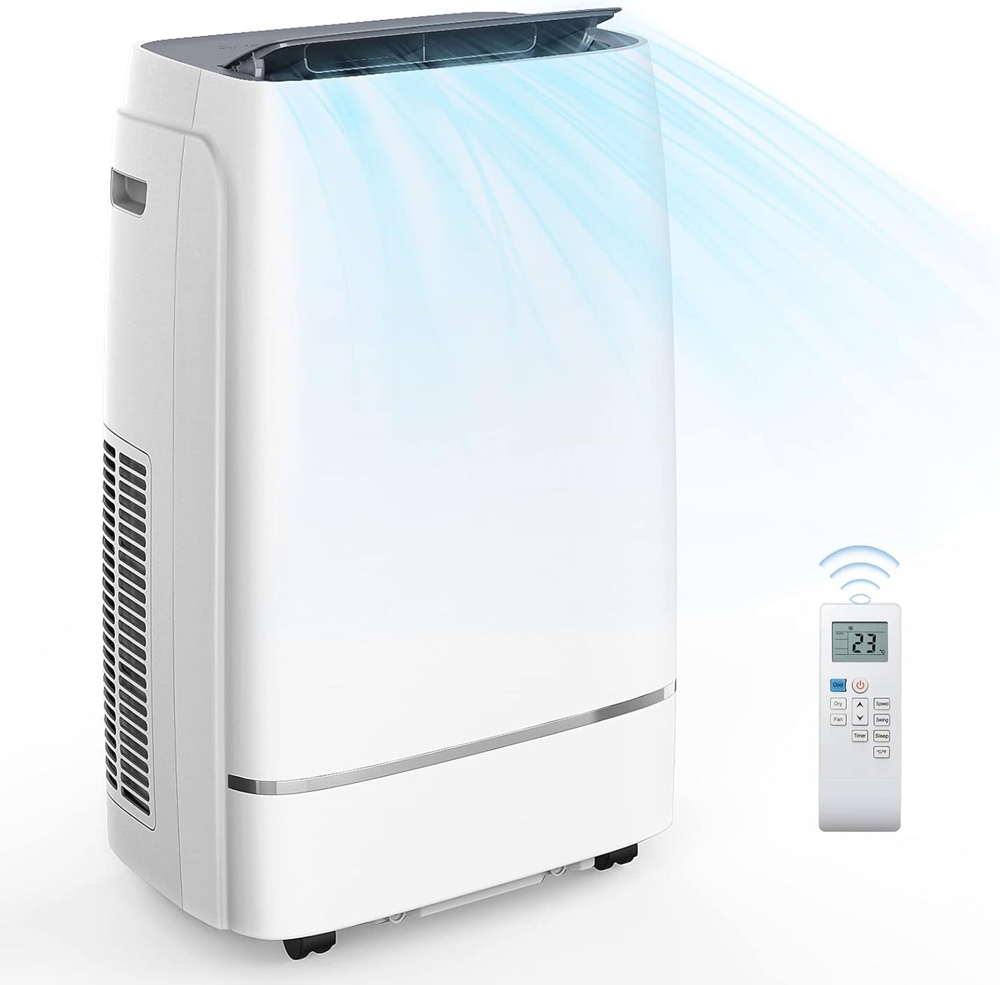 Powerful 13000 BTU Portable AC & Dehumidifier