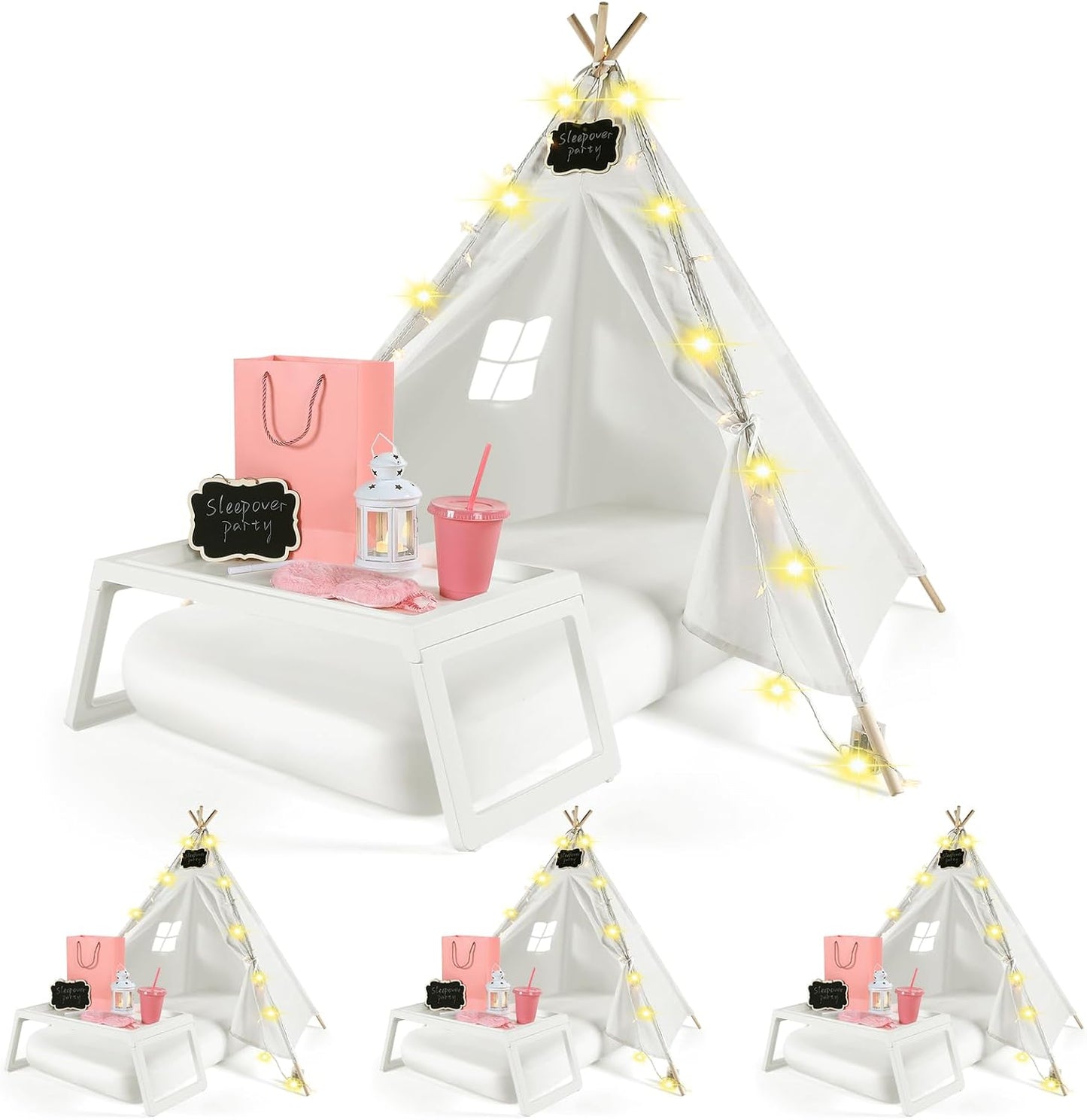 GliCraft Teepee Set: Ultimate Sleepover Fun!
