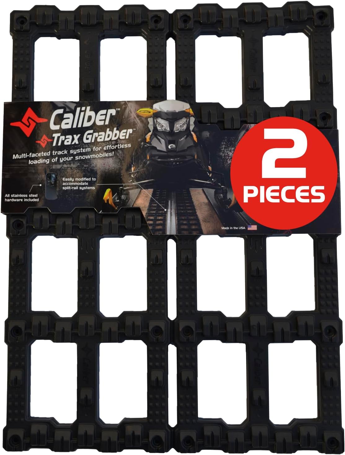 Caliber Trax Grabber 23060 Ramp Traction Set for Snowmobiles