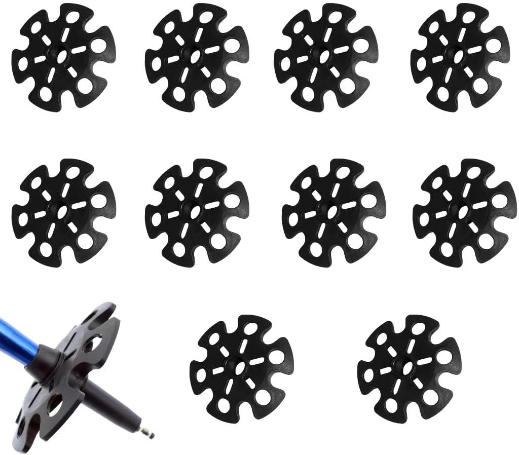 Snowflake Ski Basket Set for Hiking Poles