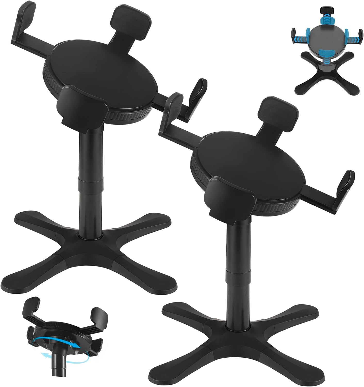 Dog Bowls Elevated Adjustable Stand for Medium & Large Breeds