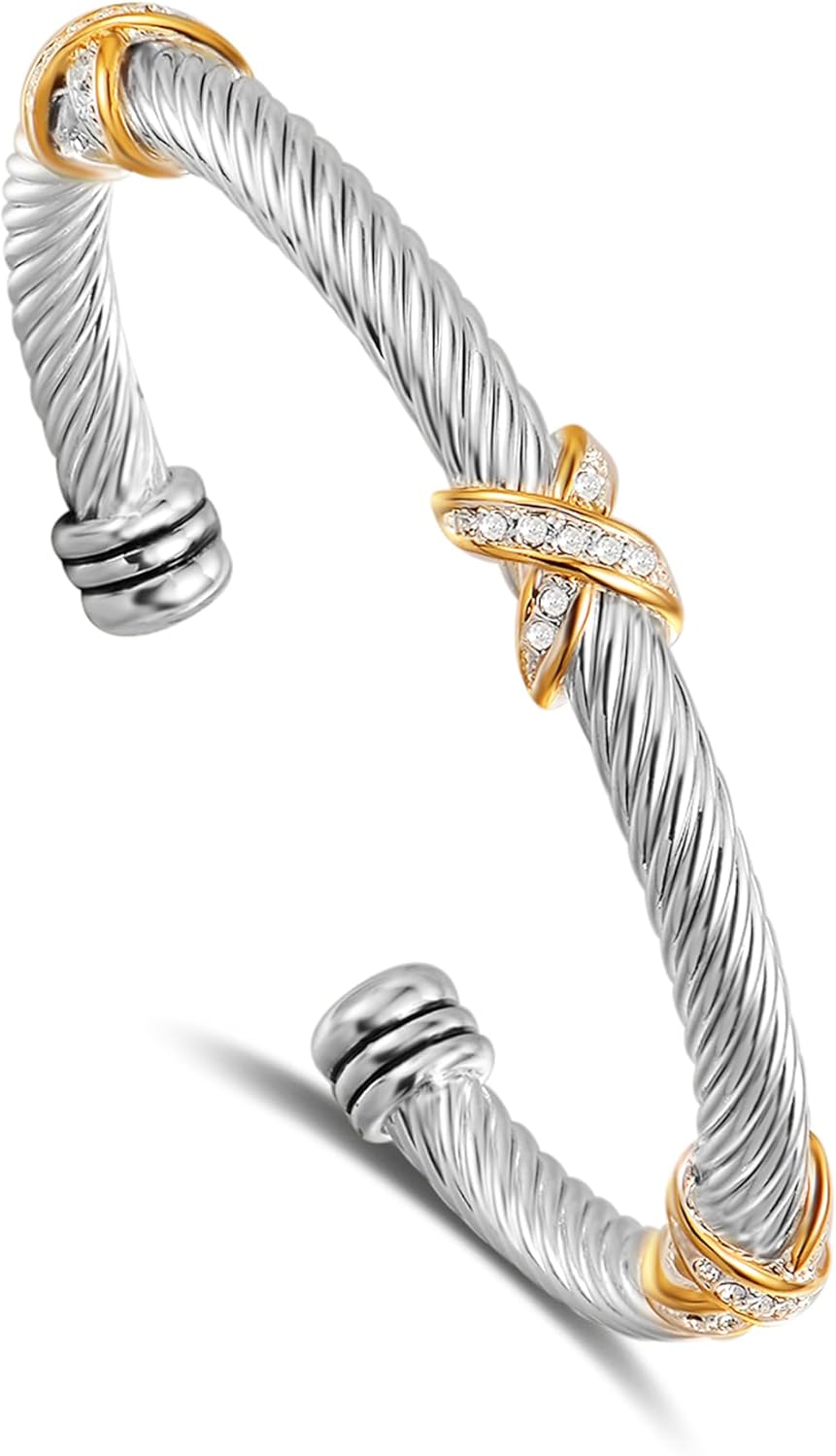 Designer Inspired Gemstone Bangle for Christmas Gift