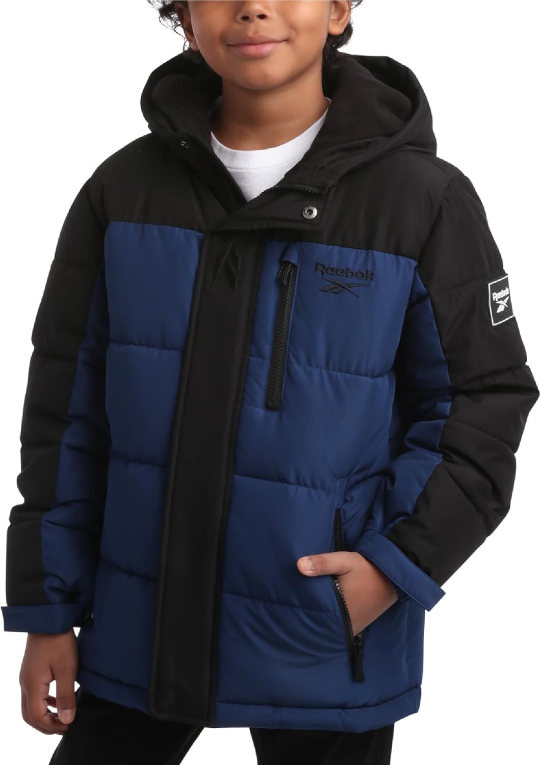 Reebok Boys' Winter Coat - Heavyweight Quilted Puffer Jacket