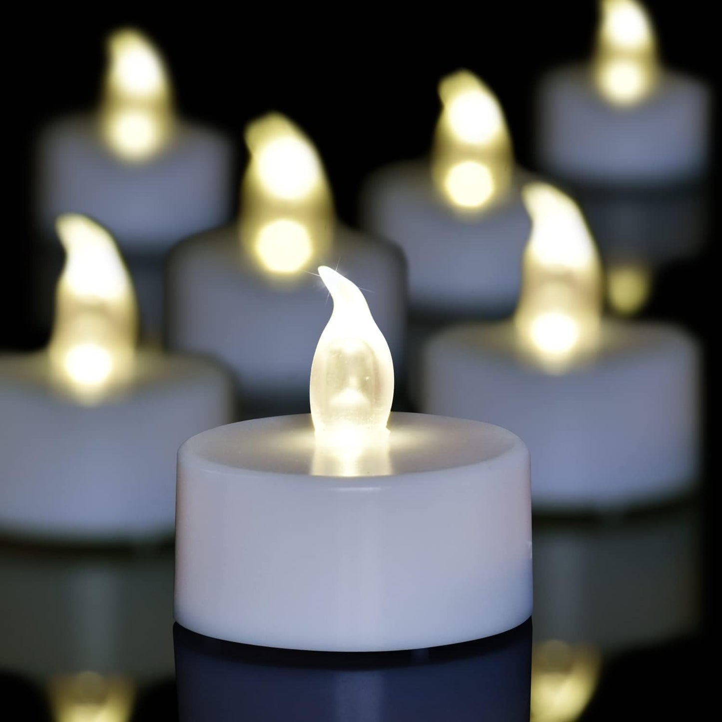 Battery Operated Tea Lights for Weddings and Home Decor