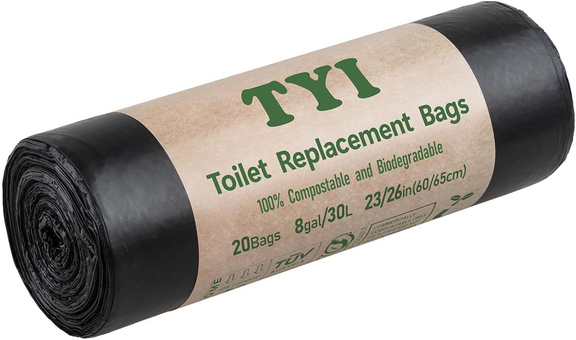 Upgrade Your Camping Experience with 20 Biodegradable Toilet Bags!