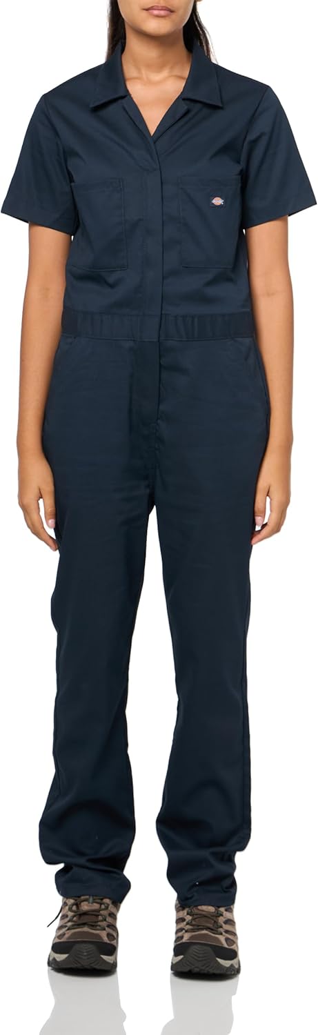 Dickies Women's Flex Cooling Short Sleeve Coveralls for Comfort