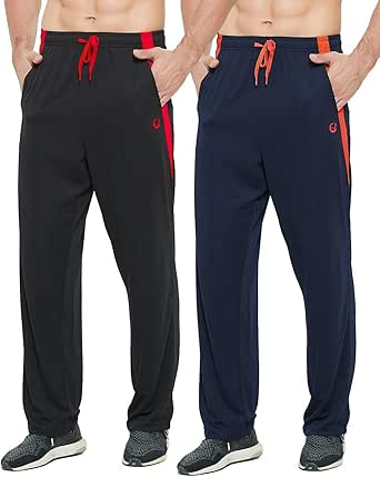 E-SURPA Men's Athletic Pant with Pockets for Workout Comfort